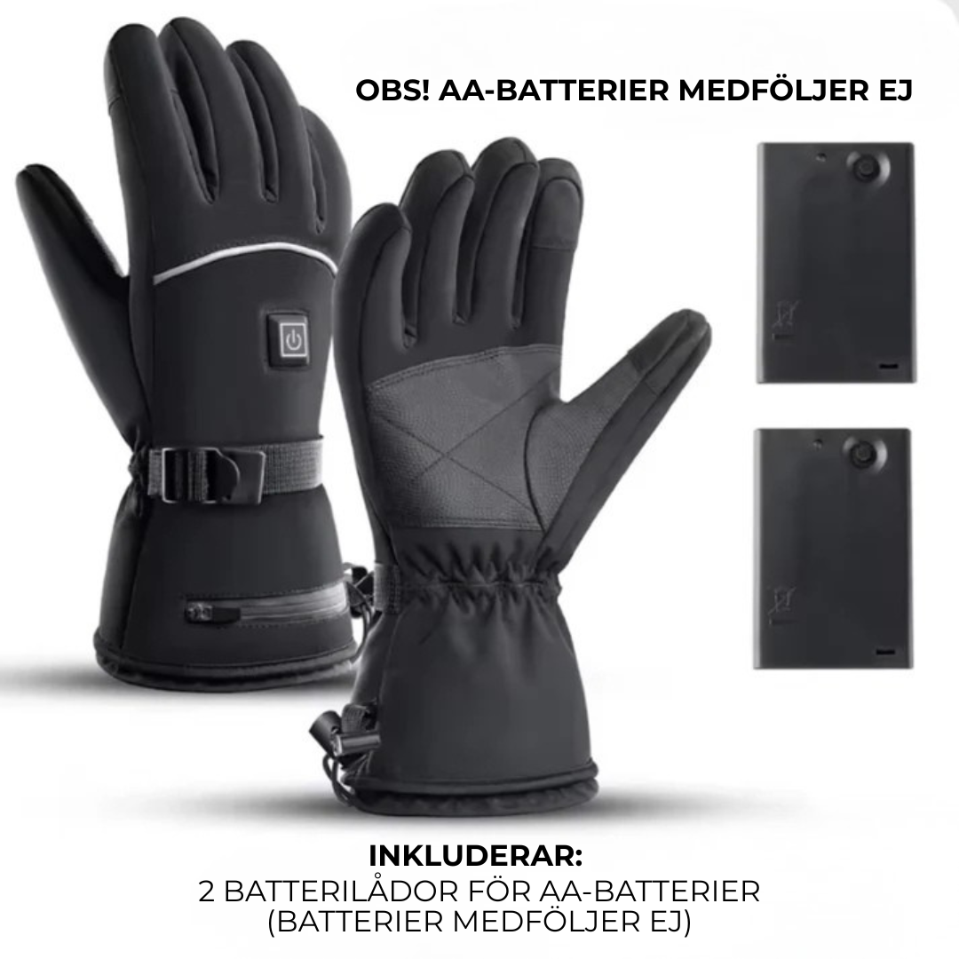 VärmeGrip™ | Elektriskt uppvärmda handskar