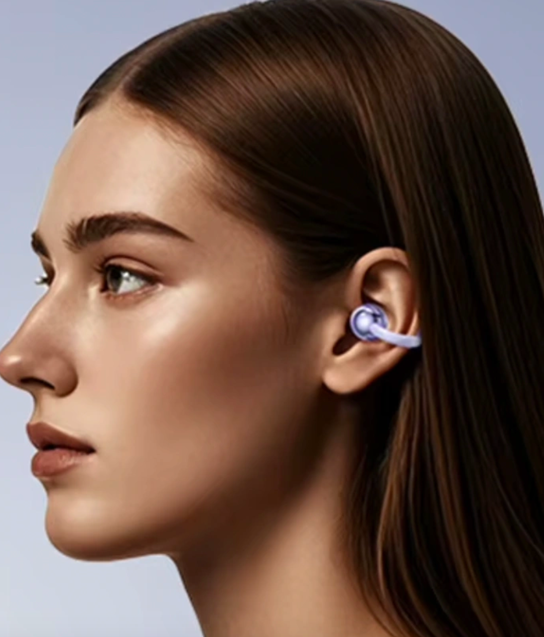 LjudClip™ Pro: trådlösa hörlurar med AI brusreducering med 72 timmars batteritid