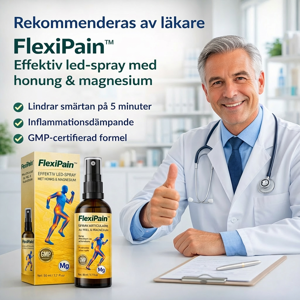 FlexiPain™ - Eliminerar 95 % av ledsmärta på bara 10 minuter!