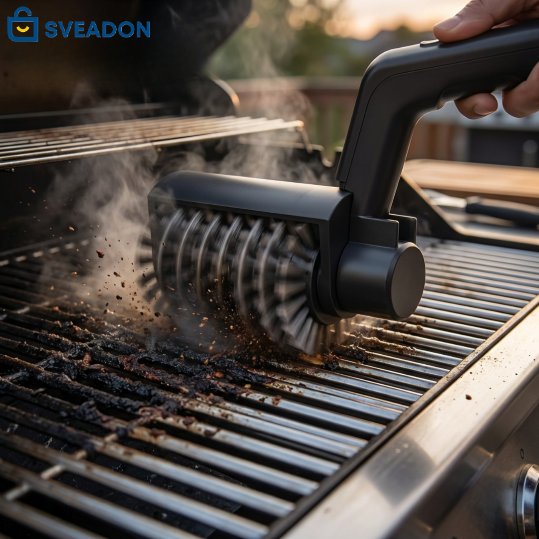 GrillRen™ | Elektrisk Grillrengörare med Kraftfull Motor