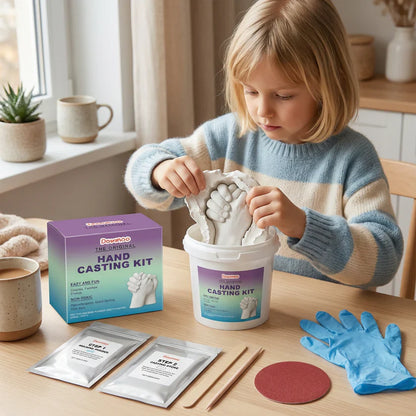 HandMinne™ | 3D-gipsavgjutning av händer för familjer och par