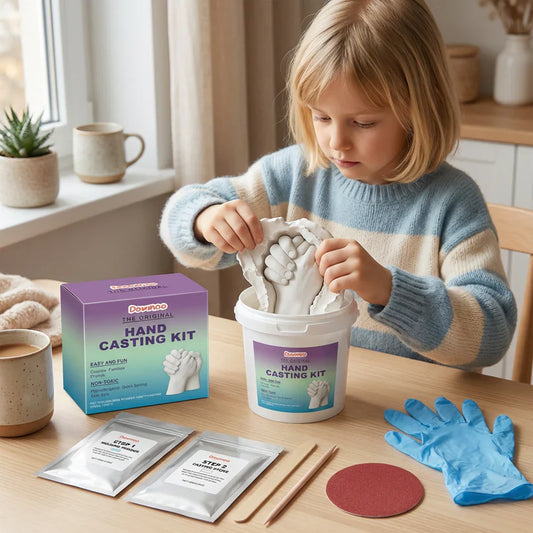 HandMinne™ | 3D-gipsavgjutning av händer för familjer och par