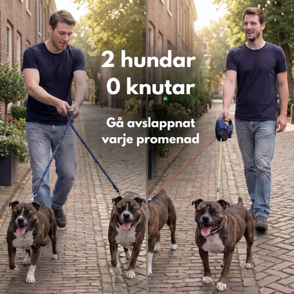 DubbelTrygg™ - Två hundar, inga knutar