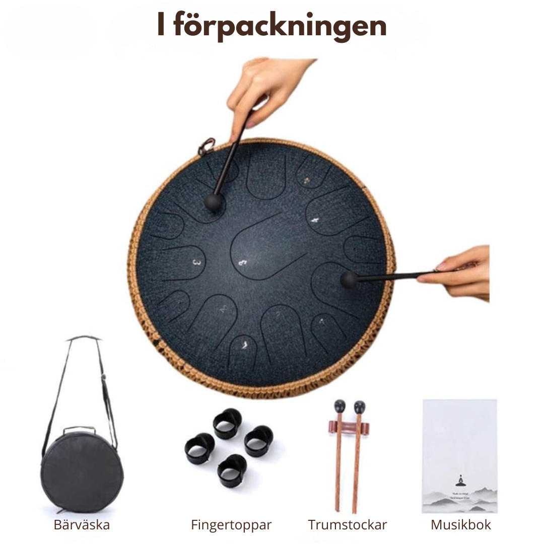 LugnKlanga™ – Harmonisk Steel Tongue Drum
