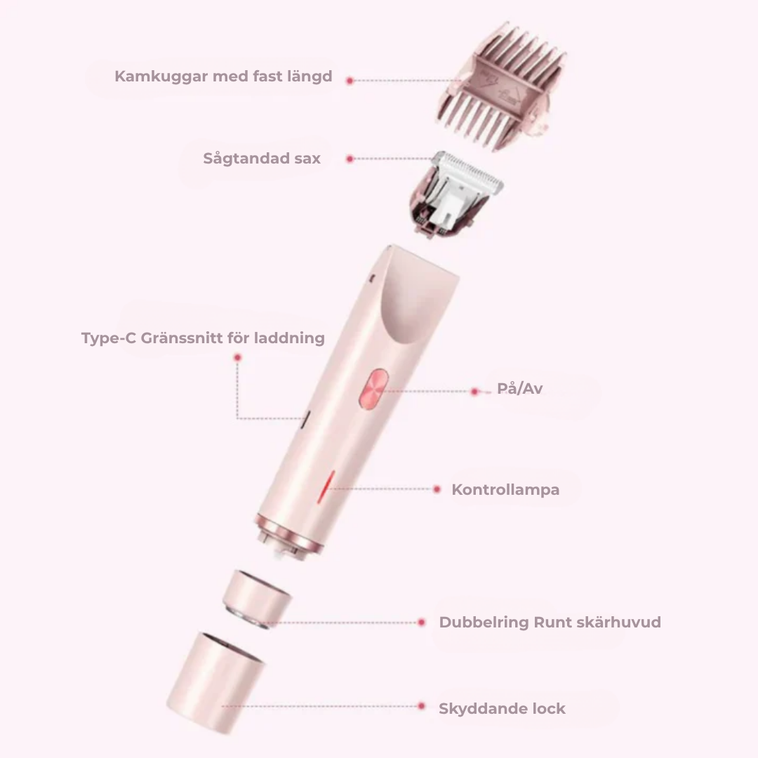 Lenia™ | Slipp irritation och upplev silkeslen hud – din nya favorit för smidig hårborttagning!