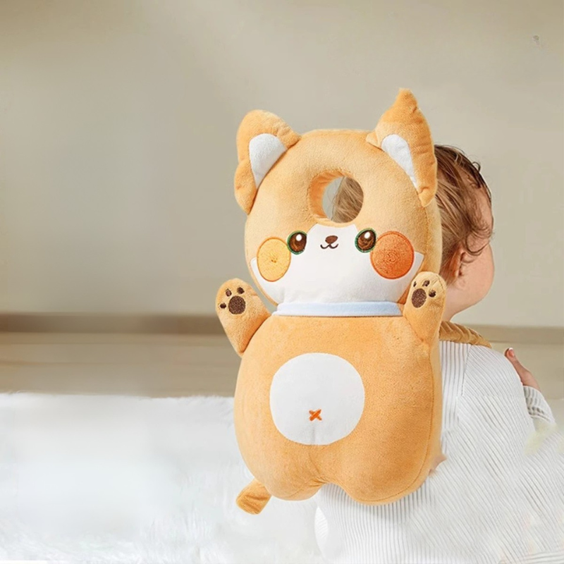 SkyddsBjörnen™ | Skydda din bebis huvud mjukt och säkert under sömn och resor