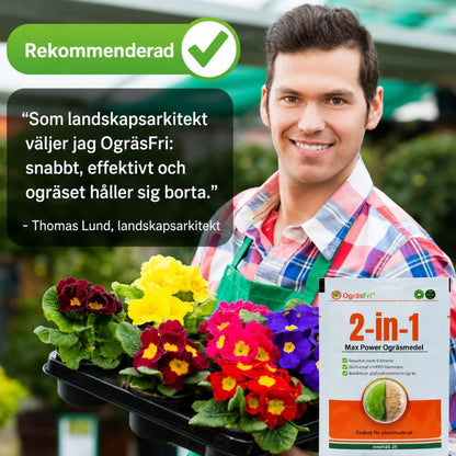OgräsFri™ | Få rena utomhusytor utan evig kamp
