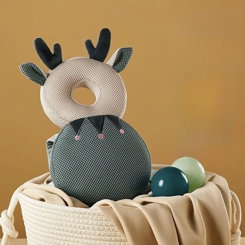 SkyddsBjörnen™ | Skydda din bebis huvud mjukt och säkert under sömn och resor