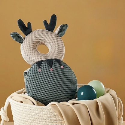 SkyddsBjörnen™ | Skydda din bebis huvud mjukt och säkert under sömn och resor