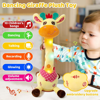 DansaGiraff™ – Interaktiv plyschleksak med musik och ljus 🦒🎵