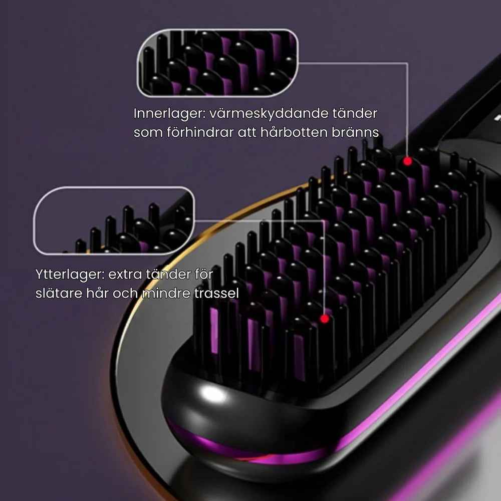 SilkBrush™ | Få salong-vackert hår på några minuter varje dag