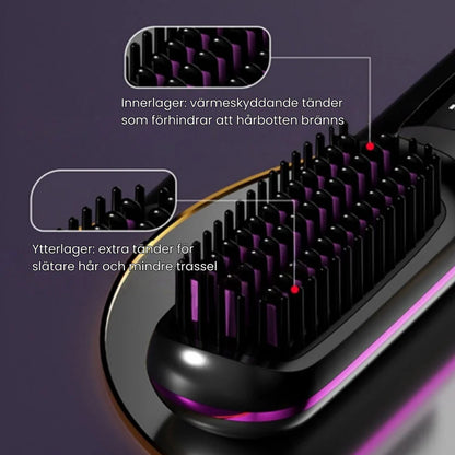 SilkBrush™ | Få salong-vackert hår på några minuter varje dag