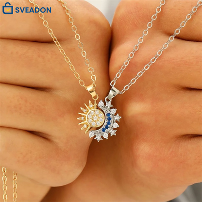 Orélina™ Celestial Sun & Moon Halsbandset