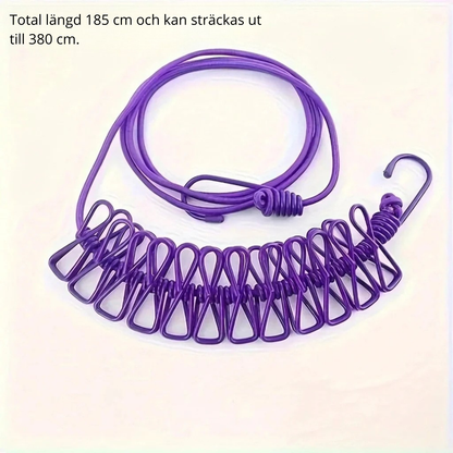 FlexLina™ Väderbeständig tvättlina för inomhus- och utomhusbruk