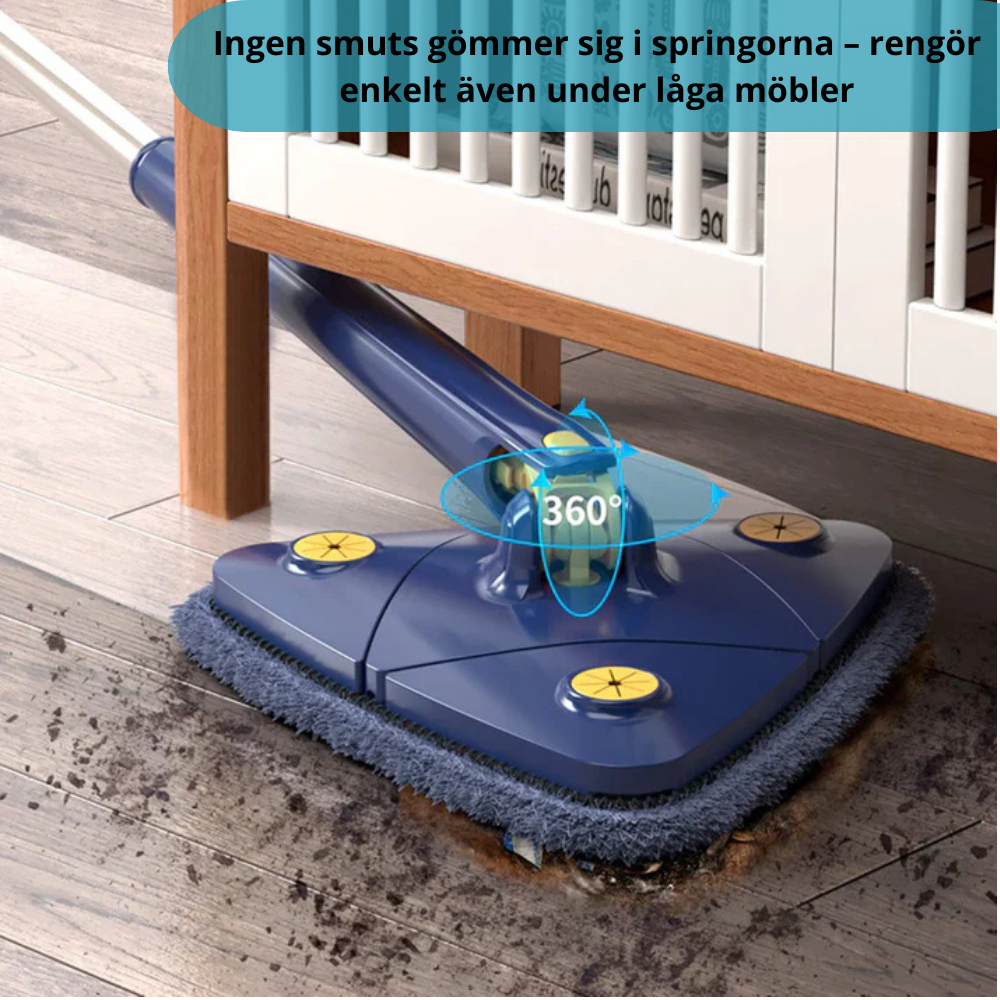 GlansMopp™ – effektiv städning med 2x mikrofiberdukar