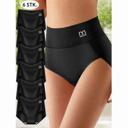 FormaLuxe™ | 6-pack högmidjade trosor med formande effekt för komfort hela dagen
