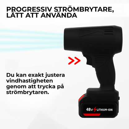 VindJet™ | Rensa bort röran på några sekunder – tack vare kraften i trådlös rengöring!