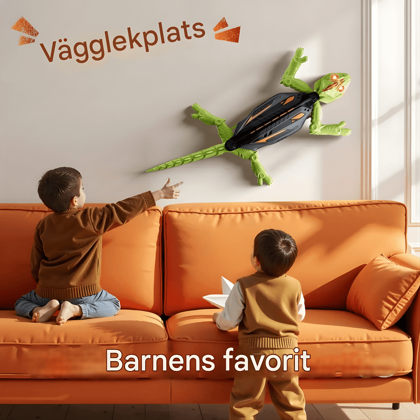 VäggVandrare™ – Fjärrstyrd Väggklättrande Gecko & Kackerlacka