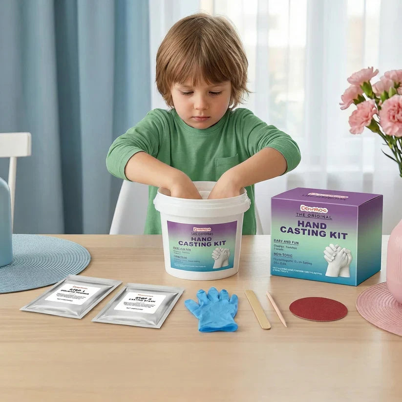 HandMinne™ | 3D-gipsavgjutning av händer för familjer och par