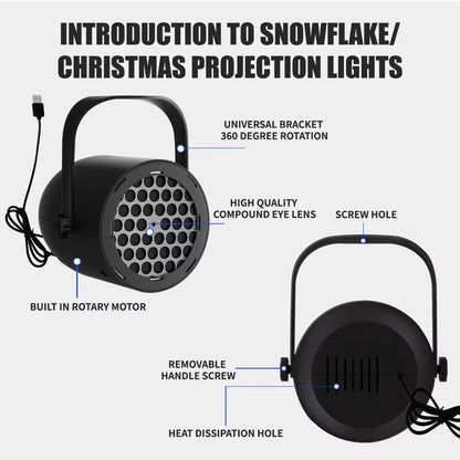 🎄 JulGlans™ Projektor LED Christmas Projection Lamp