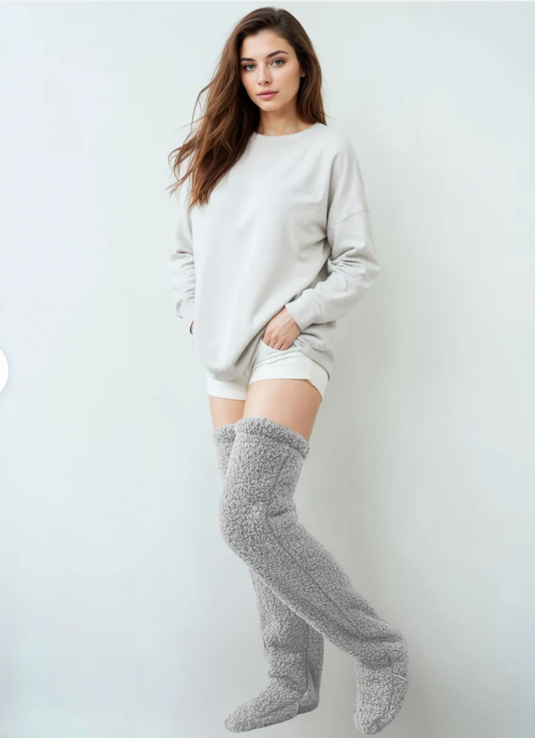VärmStrumpor™ – långa mysstrumpor i mjuk fleece