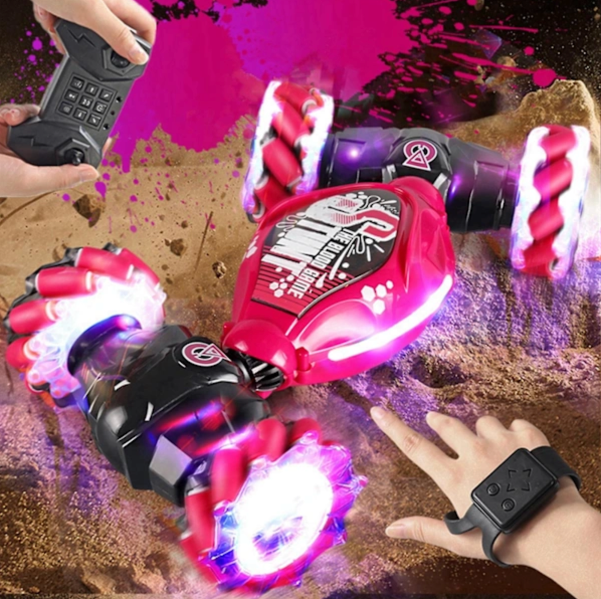 HandRacer™ DualControl – Stuntbil styrd med handen + fjärrkontroll