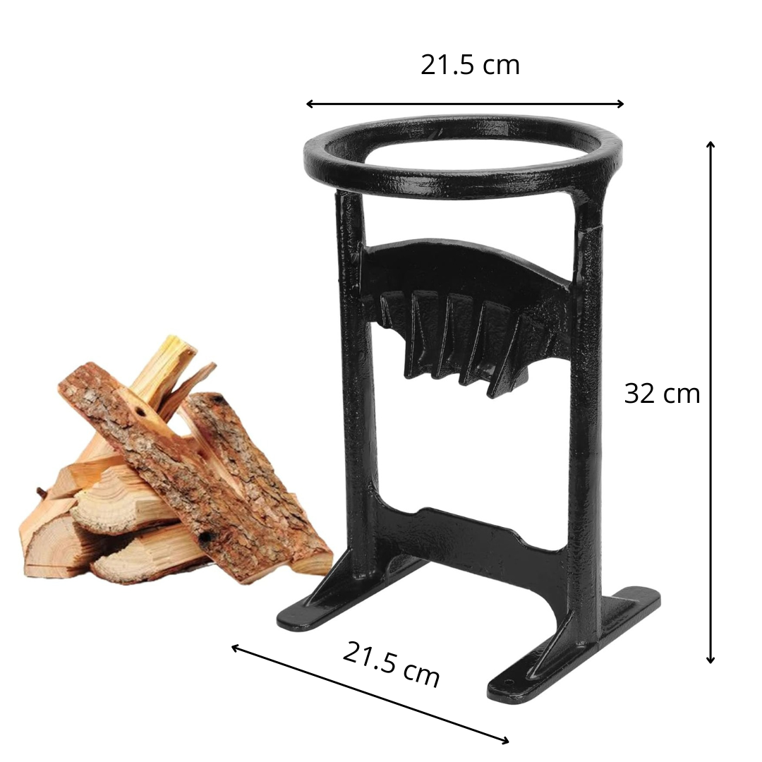 VedKraft™ - Bärbar Vedklyv Av Gjutjärn