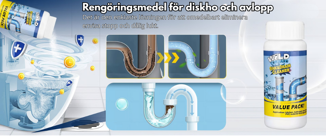 AvloppsKlar™ Avloppsrens