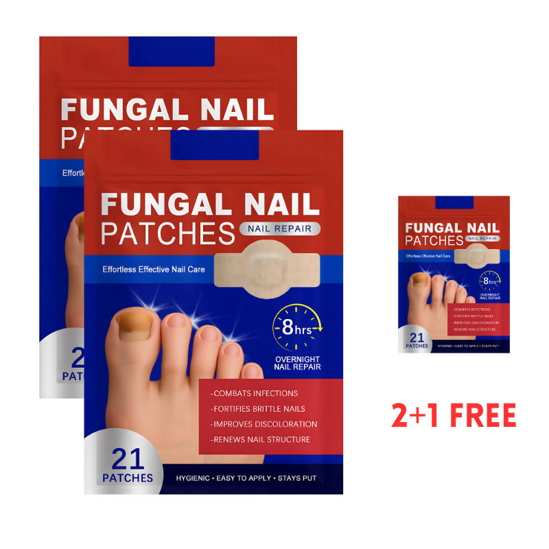 KlarNagel™ - Antibakteriellt och svampdödande plåster samt nagelvårdspaket
