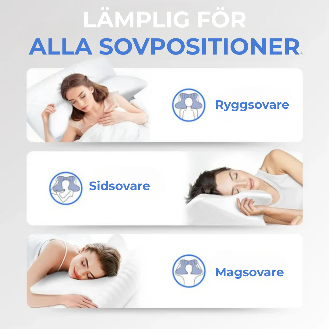 NattSömn™ | Sov bättre, vakna piggare – ergonomiskt stöd för nacke och rygg hela natten