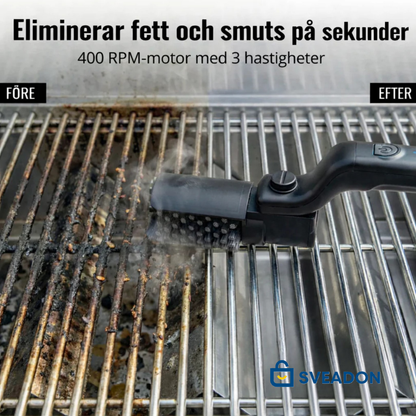 GrillRen™ | Elektrisk Grillrengörare med Kraftfull Motor