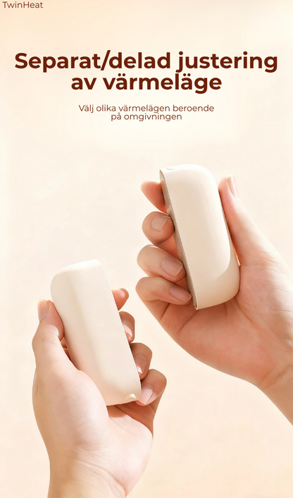 VärmeHjärta™ | 2-i-1 magnetiska uppladdningsbara handvärmare