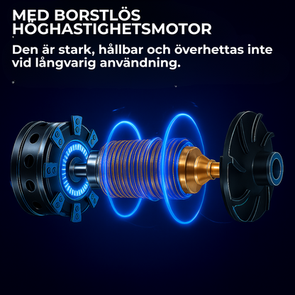 VindJet™ | Rensa bort röran på några sekunder – tack vare kraften i trådlös rengöring!