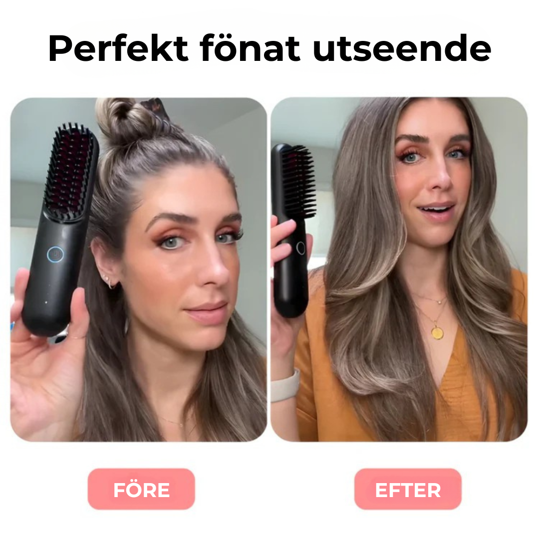 SilkBrush™ | Få salong-vackert hår på några minuter varje dag