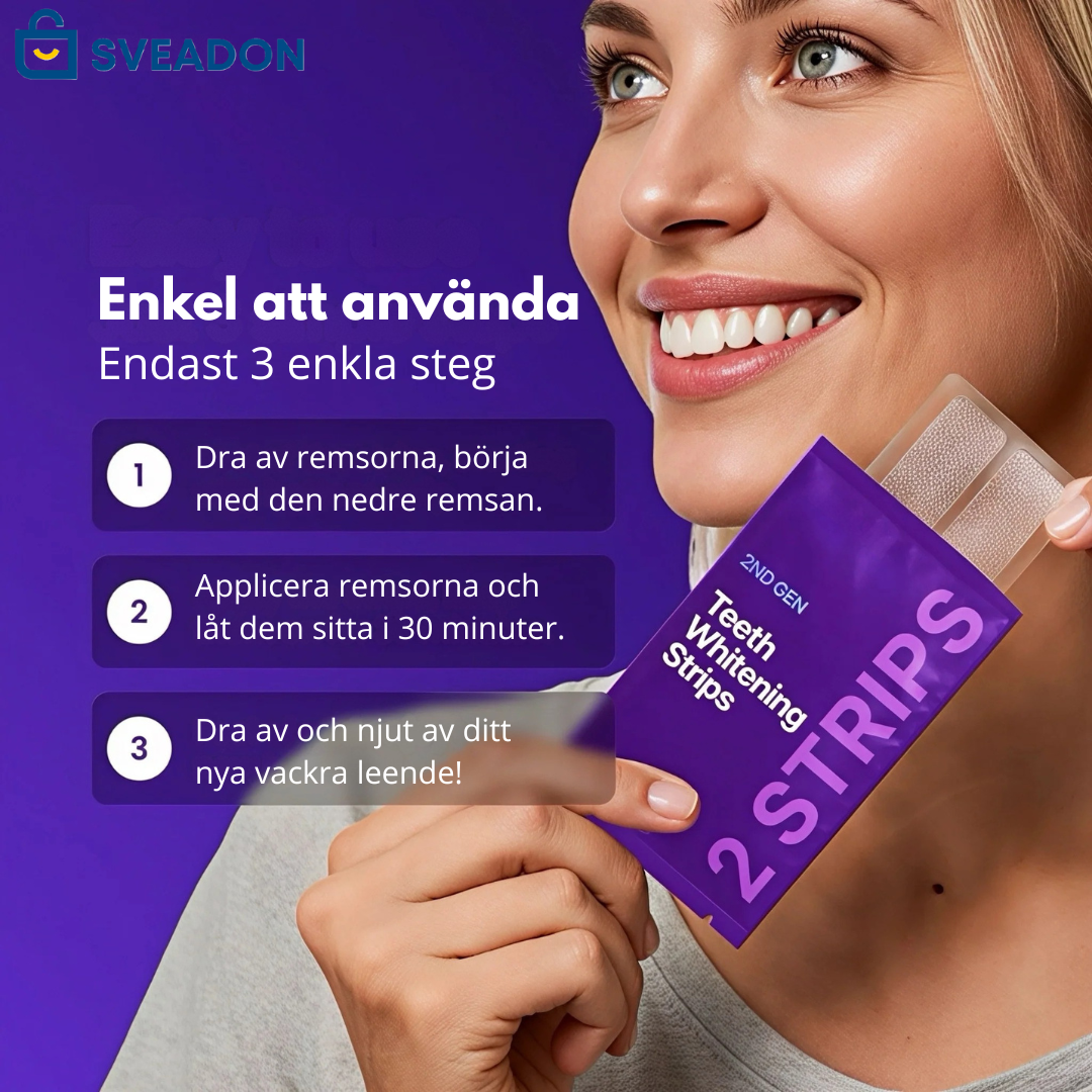 SmileGlow™ – Vita Tänder Som Känns Lika Bra Som De Ser Ut