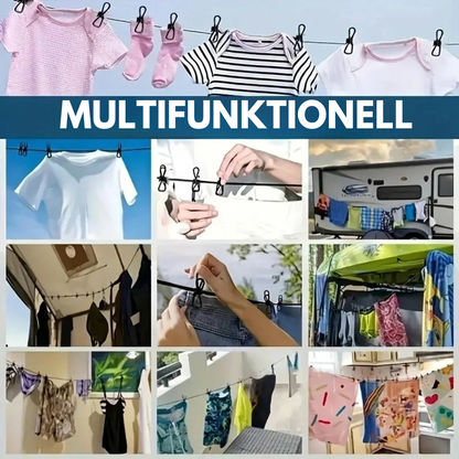 FlexLina™ Väderbeständig tvättlina för inomhus- och utomhusbruk