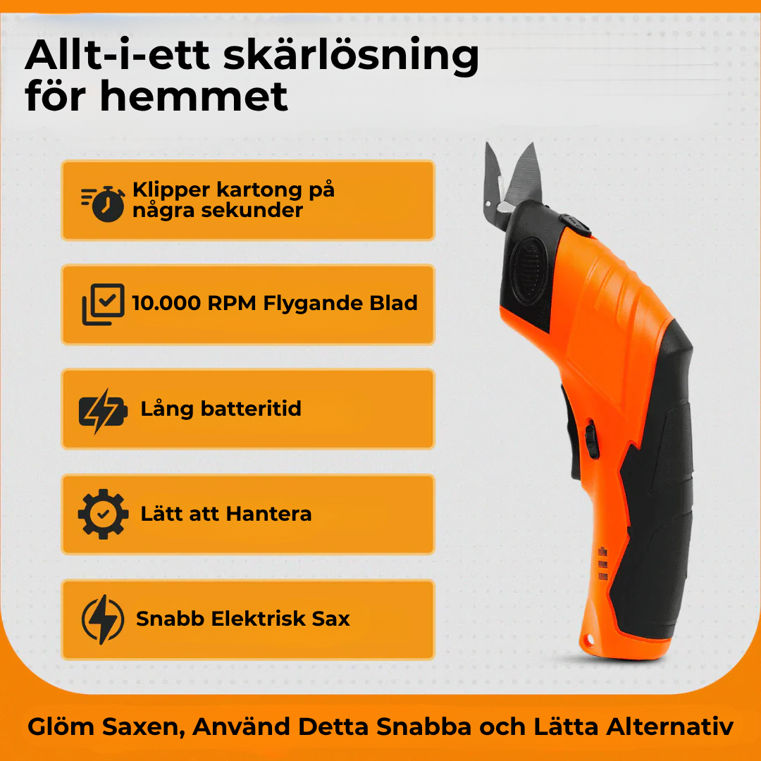 TurboSkär™ | Inga trötta händer – bara enkel klippning