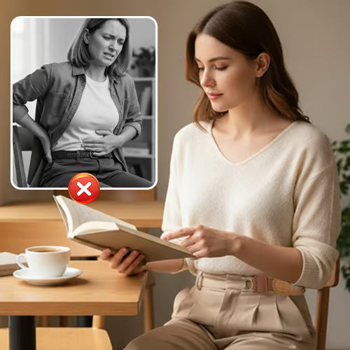 FlexiMidja™ I Det bekväma bältet utan spänne – inget tryck, inget krångel