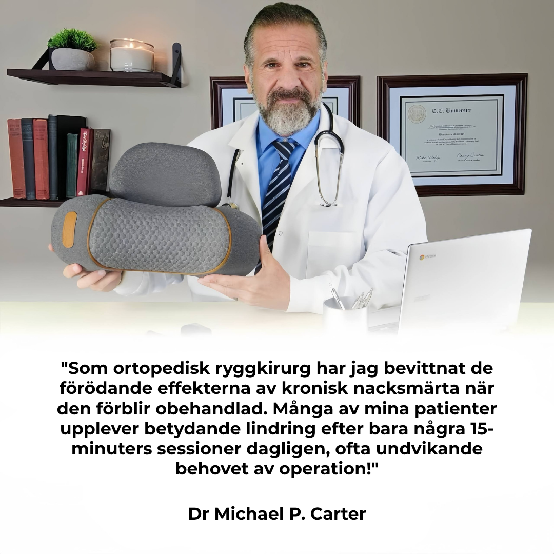 Stellax™ | Slut på nacksmärta – din dagliga 3-i-1-terapi för naturlig hållning och avslappning