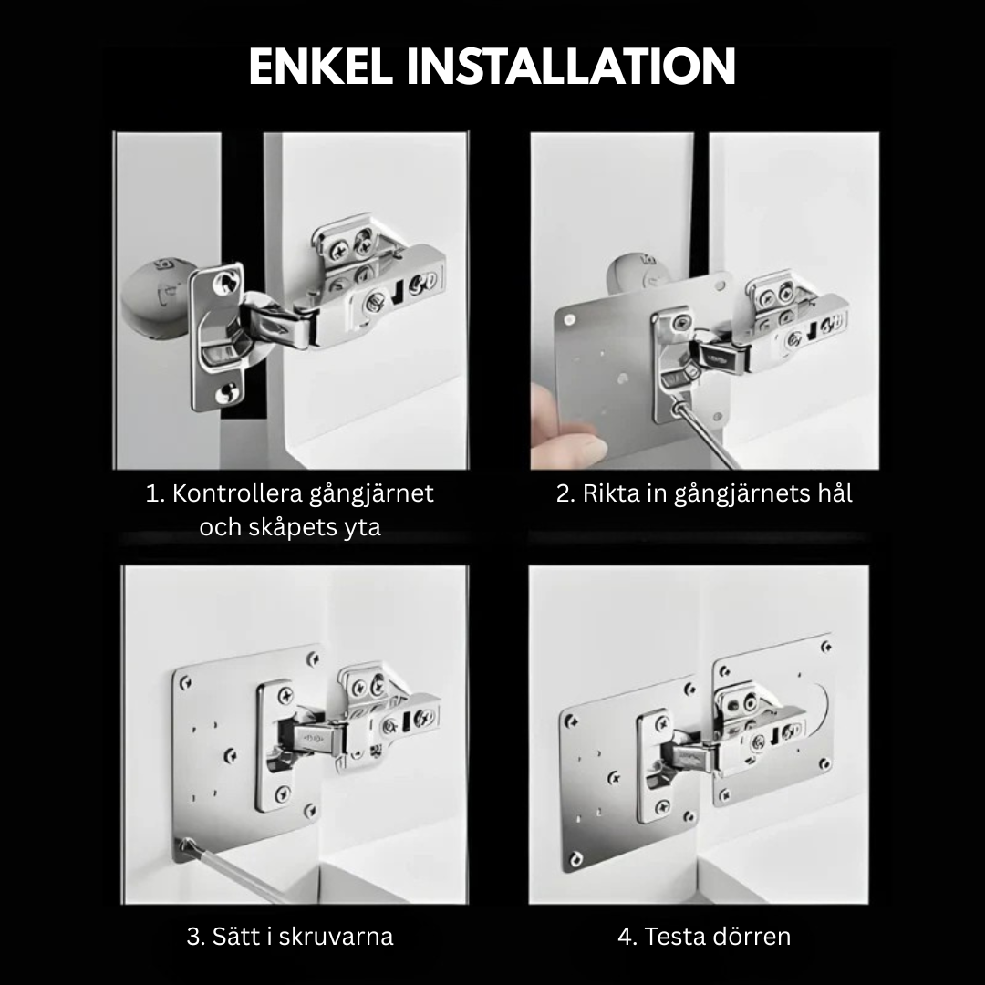 HingeFix™ – Smart Förstärkning för Lösa Gångjärn
