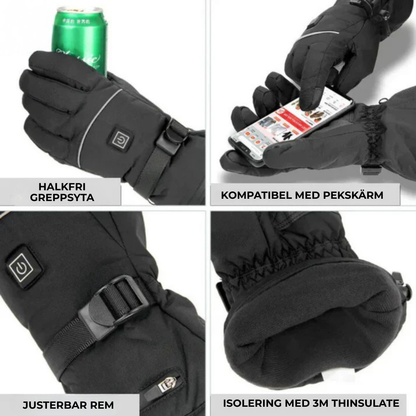 VärmeGrip™ | Elektriskt uppvärmda handskar