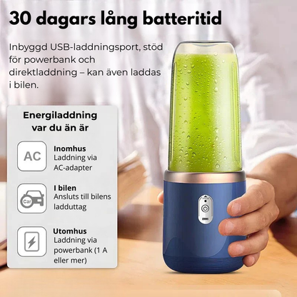 SmoothGo™ Portabel Mixer & Smoothiebägare