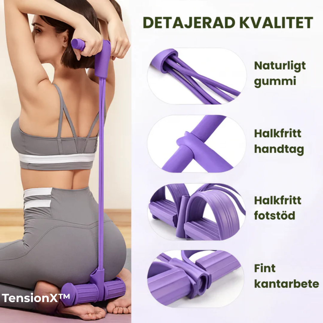 TränaFlex™ |  Multifunktionellt träningsband för hela kroppen
