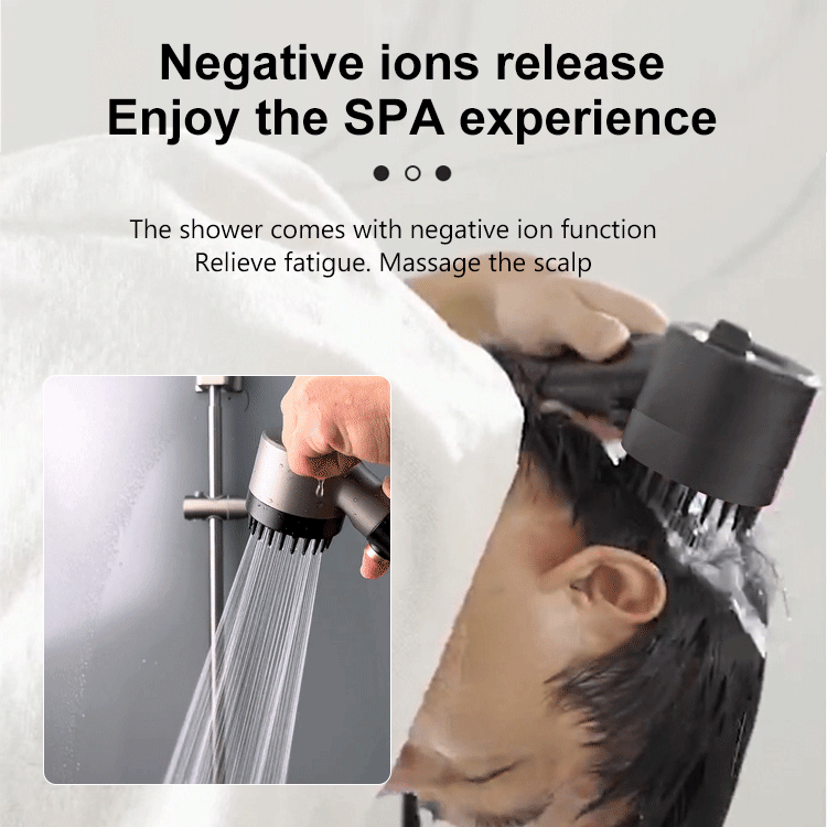 SpaDusch™ - 4 i 1 Massage Och Hudvård Multifunktionellt Duschmunstycke