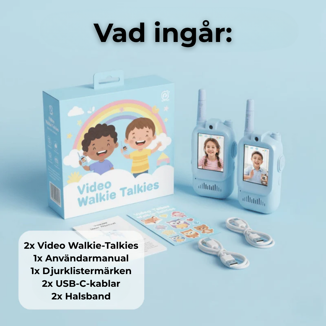 TittaTala™ | Video-Walkie-Talkies för Barn