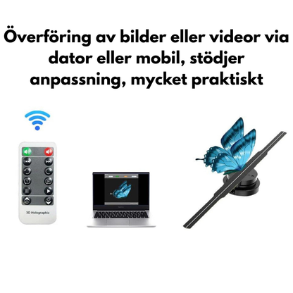 HoloVision™ 3D Pro – Höj ditt varumärke med framtidens holografiska display