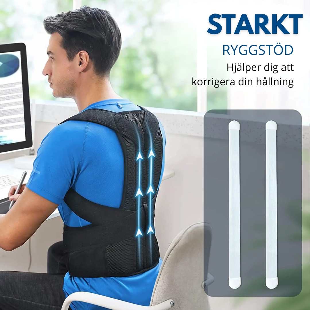 AlignBack™ – Ergonomiskt Hållningsstöd för Rygg & Axlar