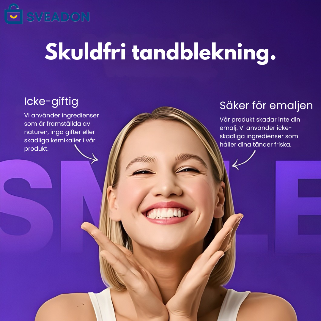 SmileGlow™ – Vita Tänder Som Känns Lika Bra Som De Ser Ut