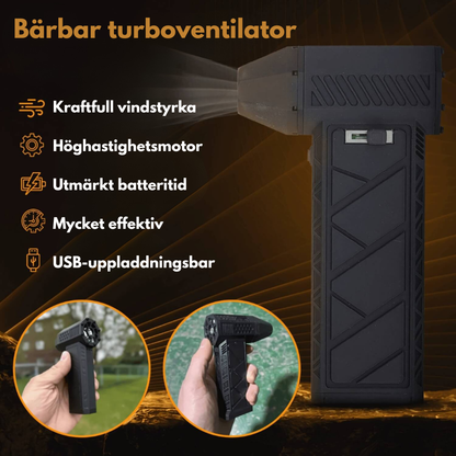 StormJet™ – Kraftfull Handhållen Luftblåsare