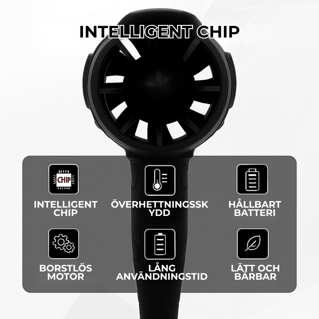 VindJet™ | Rensa bort röran på några sekunder – tack vare kraften i trådlös rengöring!